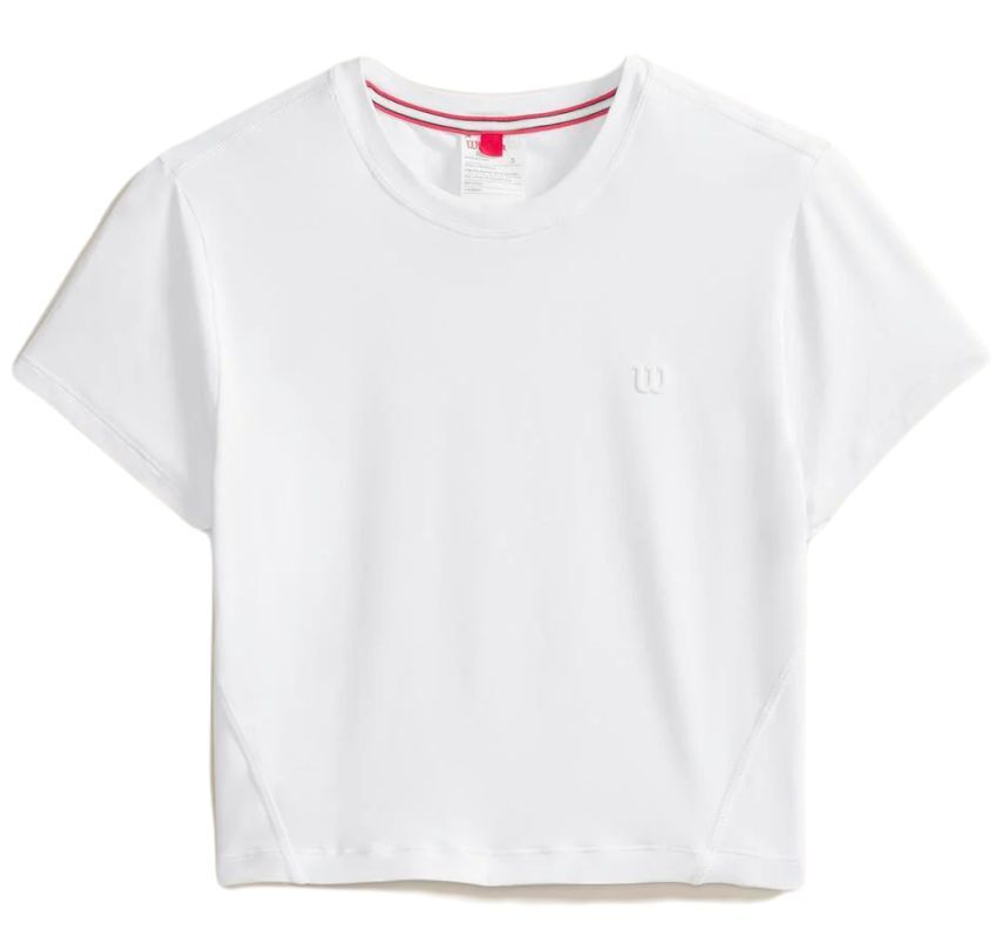 Женская теннисная футболка Wilson T-Shirt Match Point Lite - белый