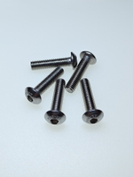 5х20 Винт с полукруг.гол. и внутр.шестигр. нерж. А2-70 ISO 7380 (100 шт.)