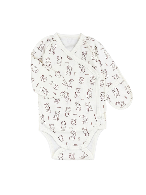 Боди-кимоно (утепленный) Зайки (56,62)