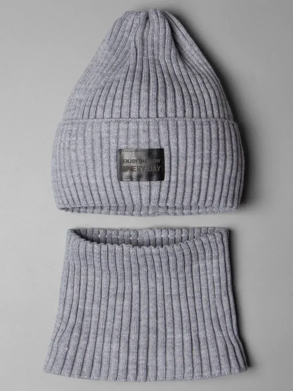 Шапка и снуд для девочки для осени