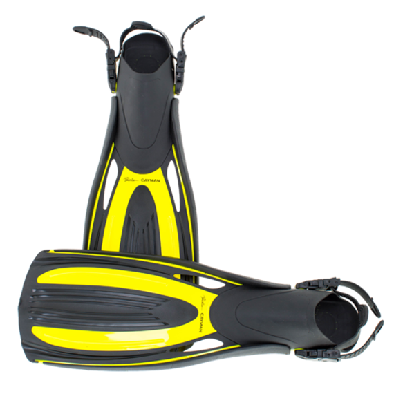 Ласты Marlin Cayman Yellow с открытой пяткой