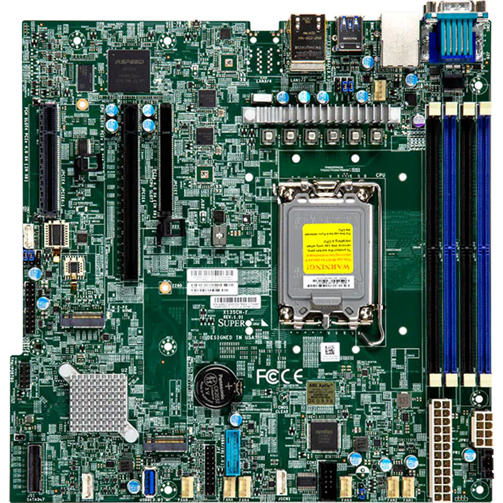 Серверная материнская плата SuperMicro X13SCH-F-B