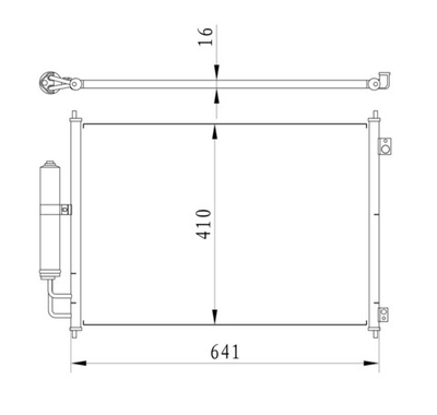 Kular - 86059-KLR - Condenser, air conditioning