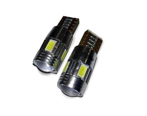 Лампа светодиодная 12V 5W без цоколя белый 5 SMD 5730 2 шт. блистер AVS