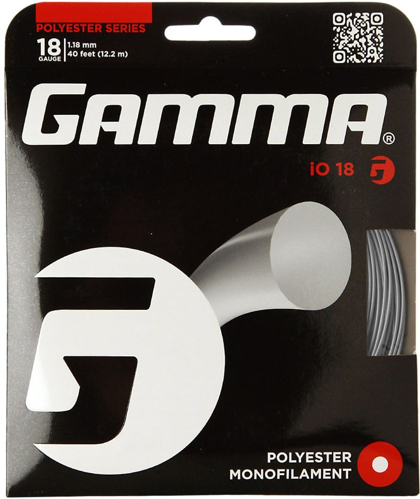 Теннисные струны Gamma iO (12.2 m) - silver