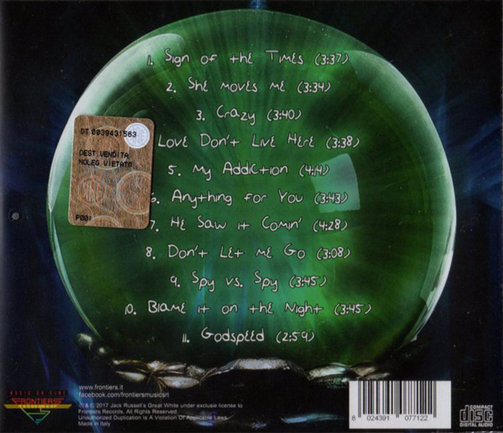 Jack Russell's Great White / He Saw It Comin' (CD)