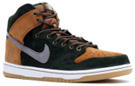 Nike Dunk SB Homegrown Ale Brown comfortable and versatile non-slip wear-resistant high-top sneakers men's sequoia gray