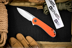 Нож Civivi Elementum C907R сталь D2 Satin Finished рукоять Orange G10