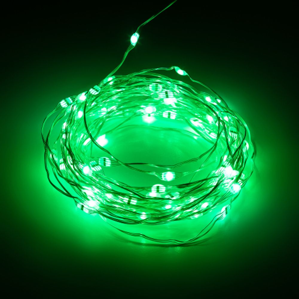 Светодиодная новогодняя гирлянда ЭРА ЕGNIG - PU-1 нить с управлением через мобильное приложение 10м RGB 100LED