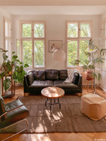 Шерстяной стираемый ковер Lorena Canals Steppe Sheep Brown L (170 x 240 см)