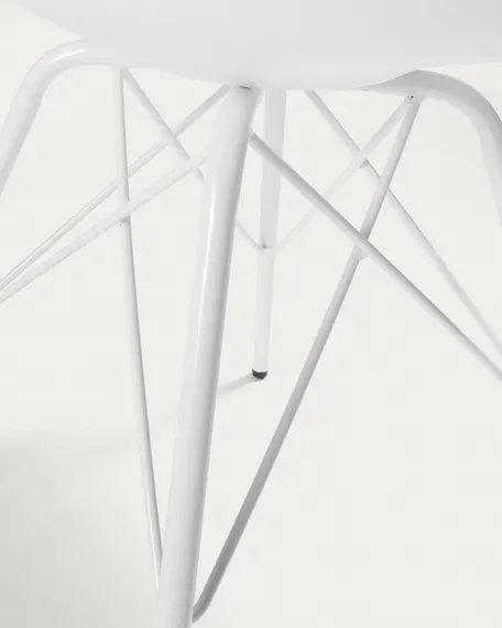 Стул Lars Metal белый