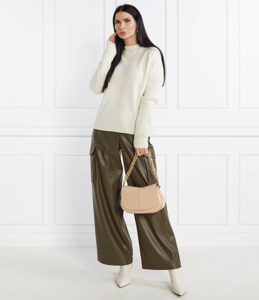 Кожаная сумка через плечо GIANNI CHIARINI - бежевый(BS 9308\/24PE PRCK)