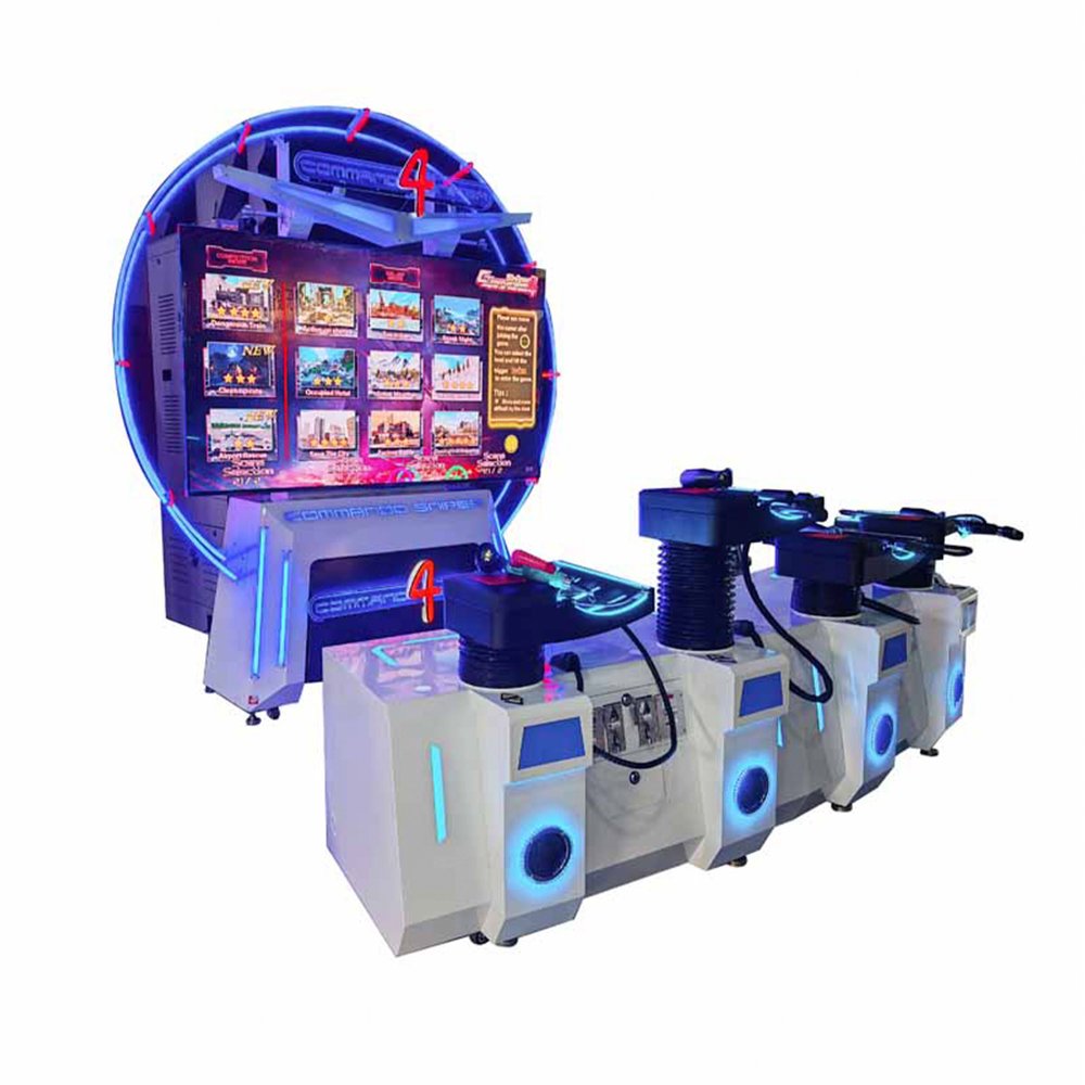 Игровой автомат видео стрелялка для 4-х игроков «Sniper»