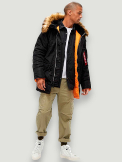 Alpha Slim Fit N-3B (черная - black)