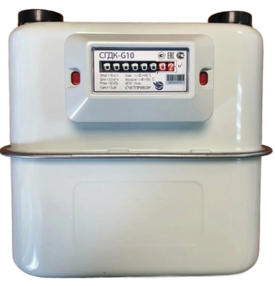 Счетчик газа Счетприбор СГДК-G 10 1 3/4" (250 мм) левый (г.Орёл)