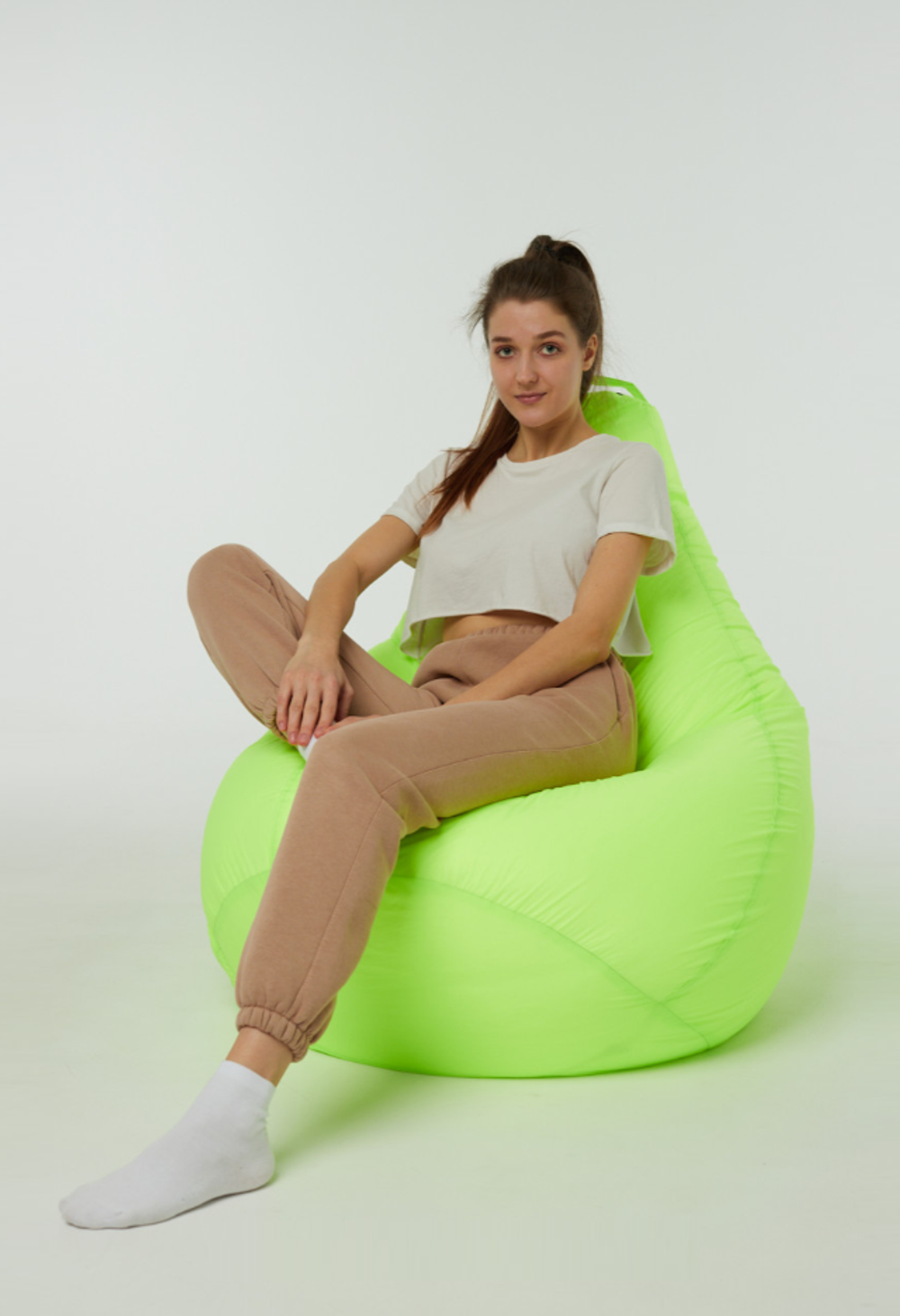 Кресло-мешок Классик, однотонное, ткань Оксфорд