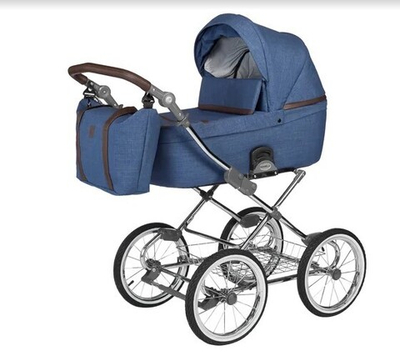 Коляска Noordline Nicole Classic Chrom 2 в 1 (Blue)