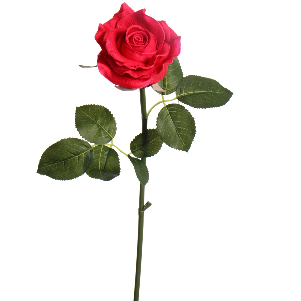 Цветок искусственный «Natur» 50см Роза фуксия