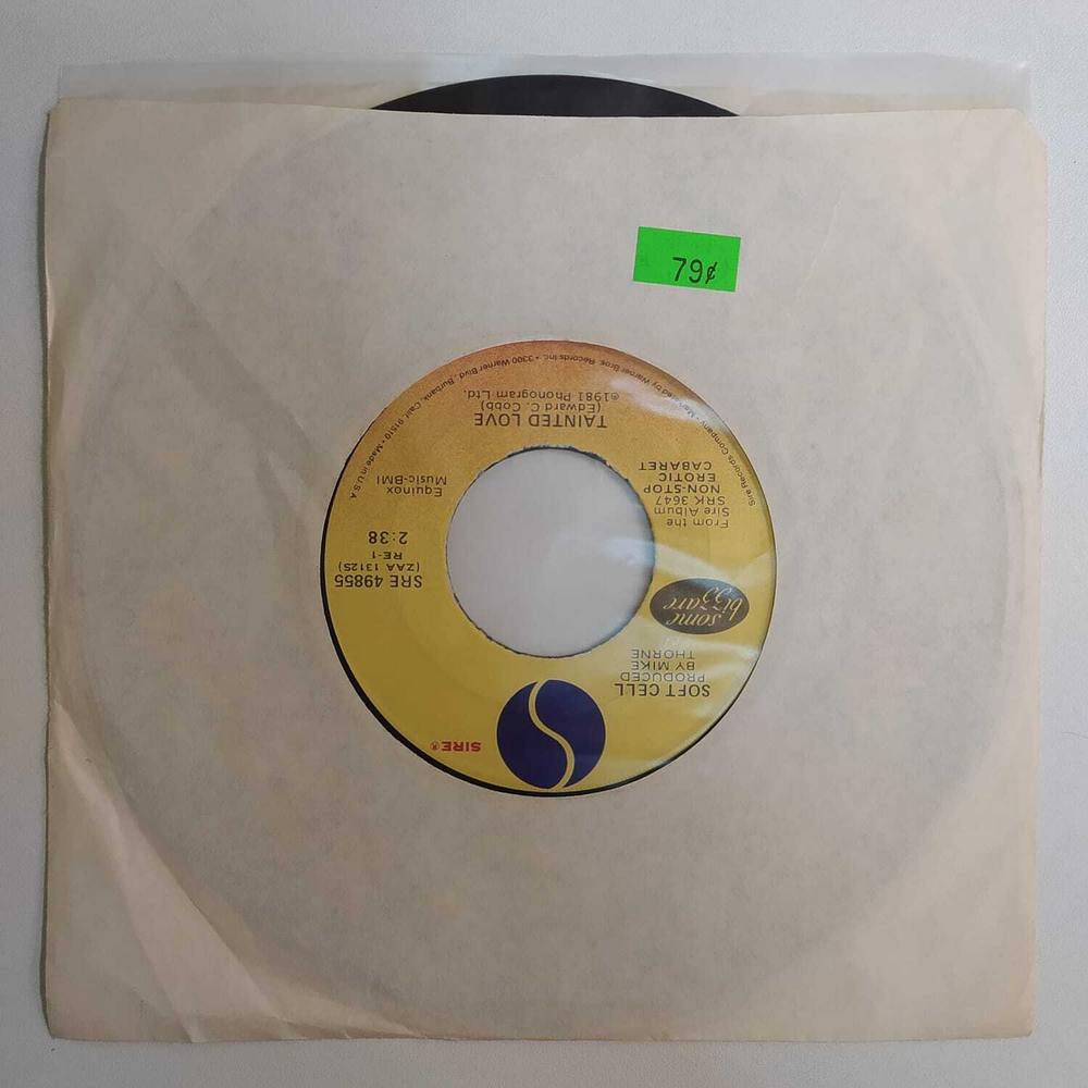 Soft Cell - Tainted Love (США 1981г.) 7", 45 RPM, Single