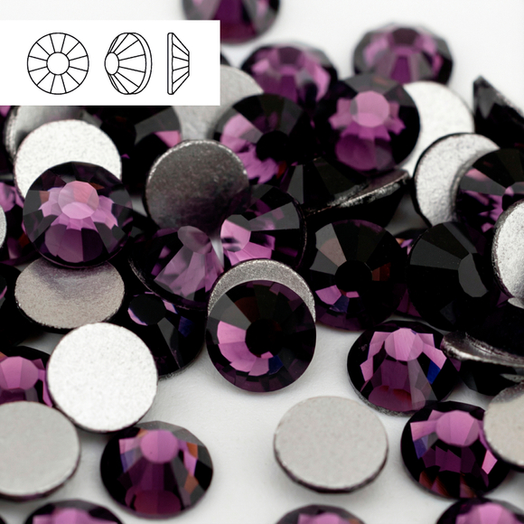 Стразы Amethyst (Dark / Deep Amethyst)