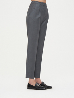 Зауженные брюки из шерсти