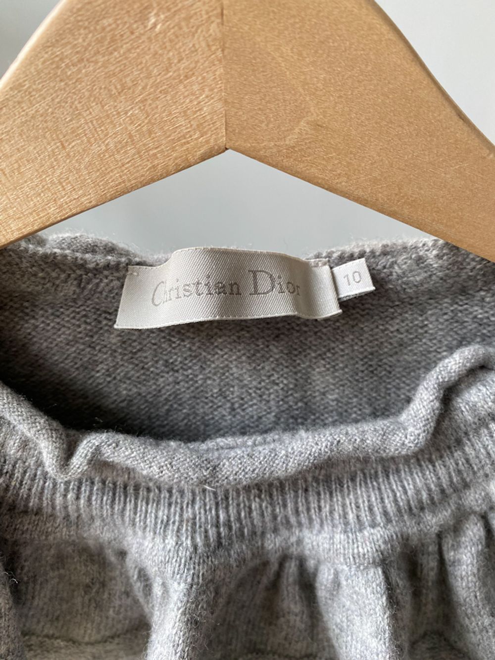 Шерстяной свитер Christian Dior, 140