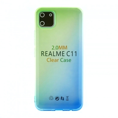 Чехол для Realme C11 Градиент, ТПУ, 012962