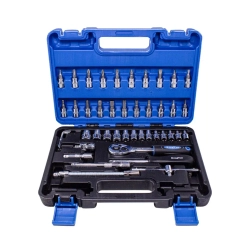Набор инструмента 46пр. 1/4''(6-гран.)(4-14мм) KINGTUL KT-2462-5 EURO