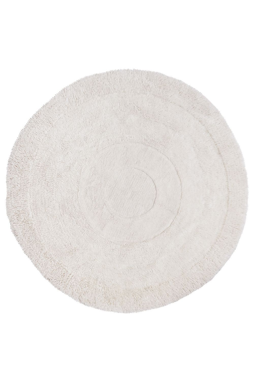 Шерстяной стираемый ковер Lorena Canals Arctic Circle - Sheep White (250 Ø см)