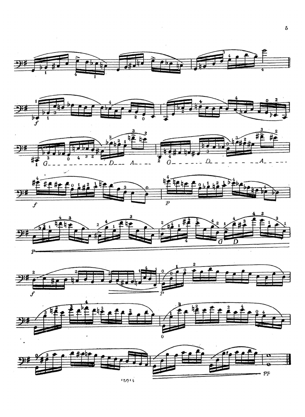 40 этюдов: Тетрадь 1-2. №№ 1-20:  для виолончели: Ор. 73 | Поппер Давид