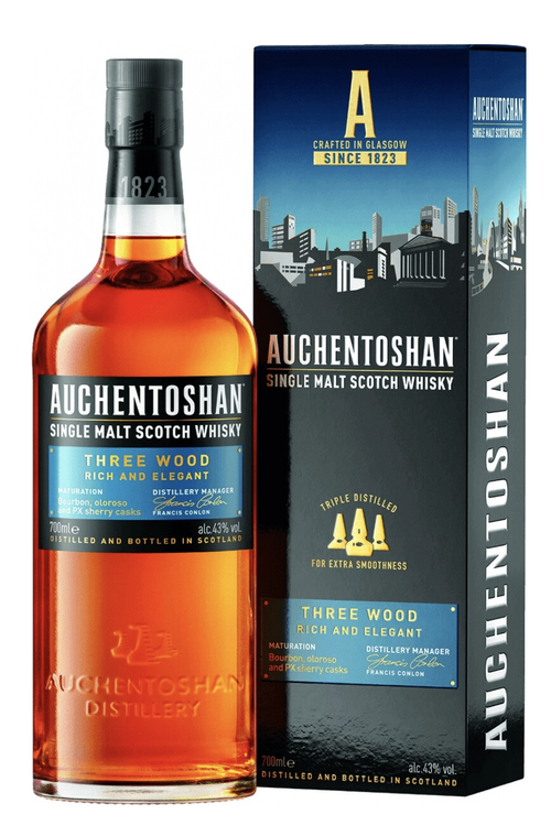 Виски Auchentoshan Three Wood, 0.7 л.