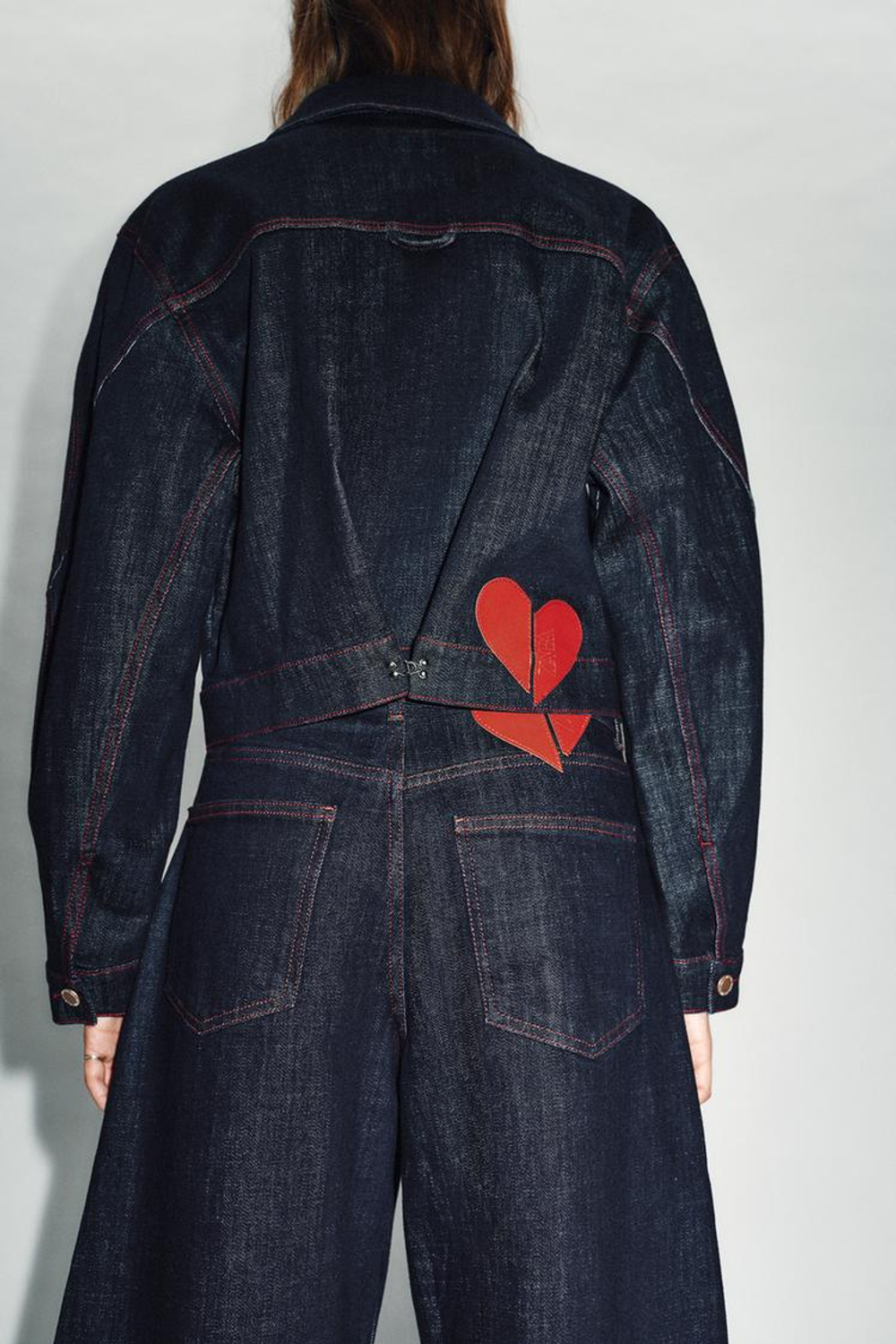 ZARA КУРТКА Z1975 С ПОГОНАМИ, СИНИЙ