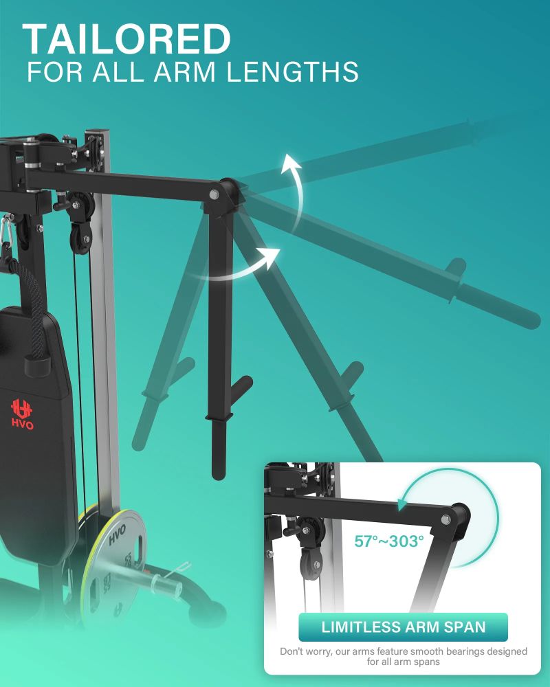 Тренажер сведение/разведение рук, верхняя тяга DFC D2042A