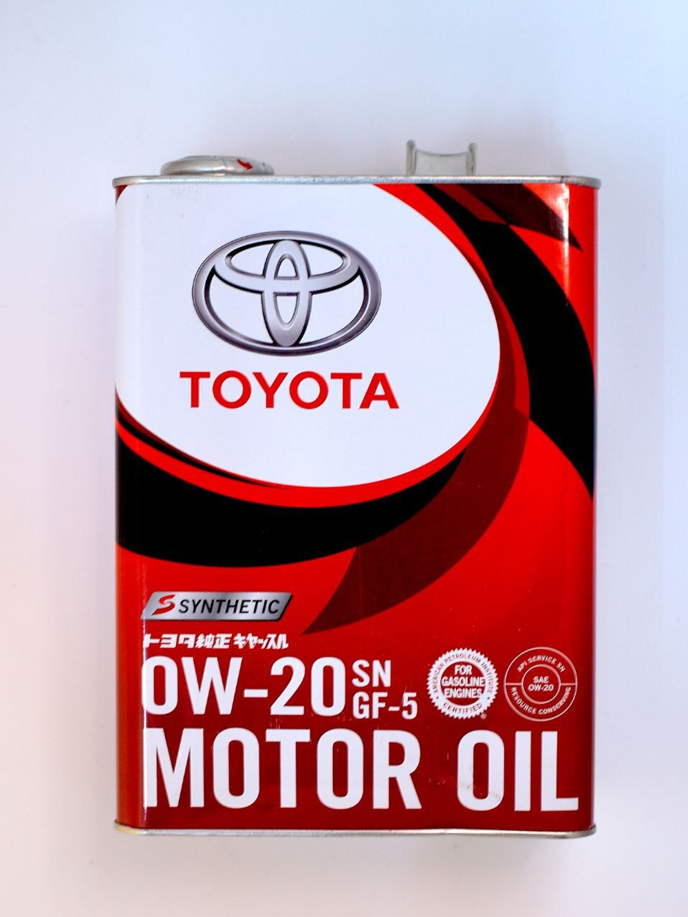 Моторное масло синтетическое 0888012205 Toyota SN 0W-20 (4л)