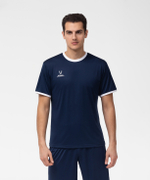 Футболка футбольная CAMP Origin, темно-синий/белый