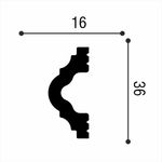 Плинтус потолочный Де-Багет С 07 36/16
