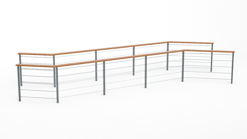 Ограждение дорожек и площадок SK00346