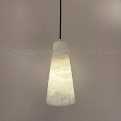 Подвесной светильник Cloyd ANNEX P1 / выс. 25 см - алебастр - латунь (арт.12352)