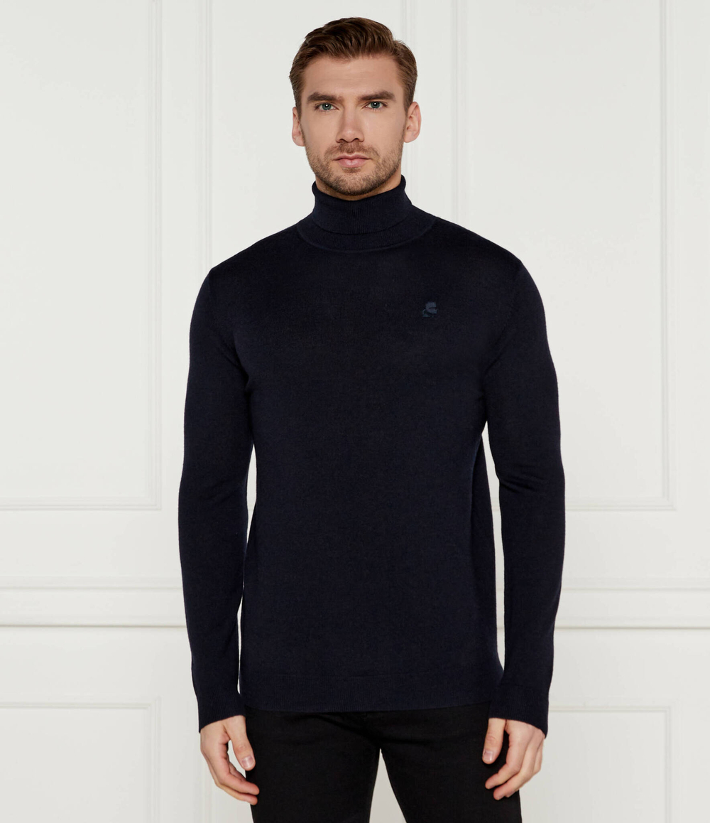 Шерстяной гольф Karl Lagerfeld - темно-синий(655058 544399)