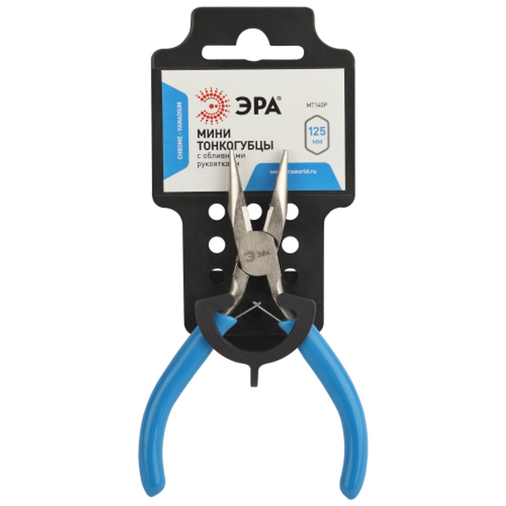 Тонкогубцы ЭРА 125 мм мини обливные рукоятки