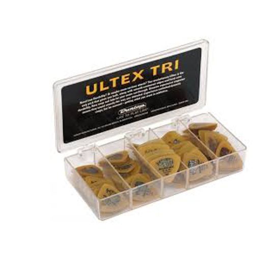 Коробка медиаторов 180шт, 5 толщин, треугольные, Dunlop 4260 Ultex Triangle