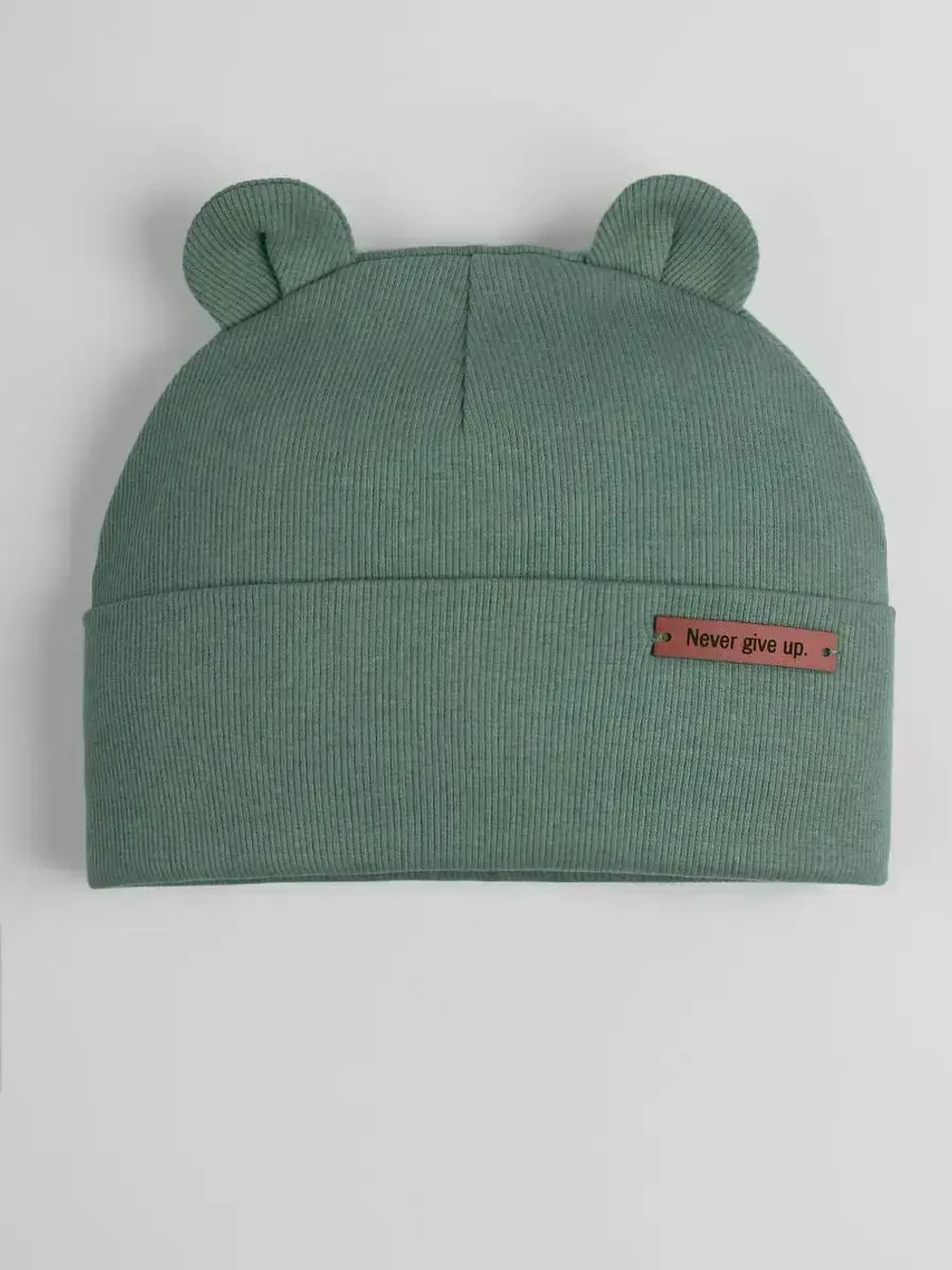 Шапка детская с ушками на осень