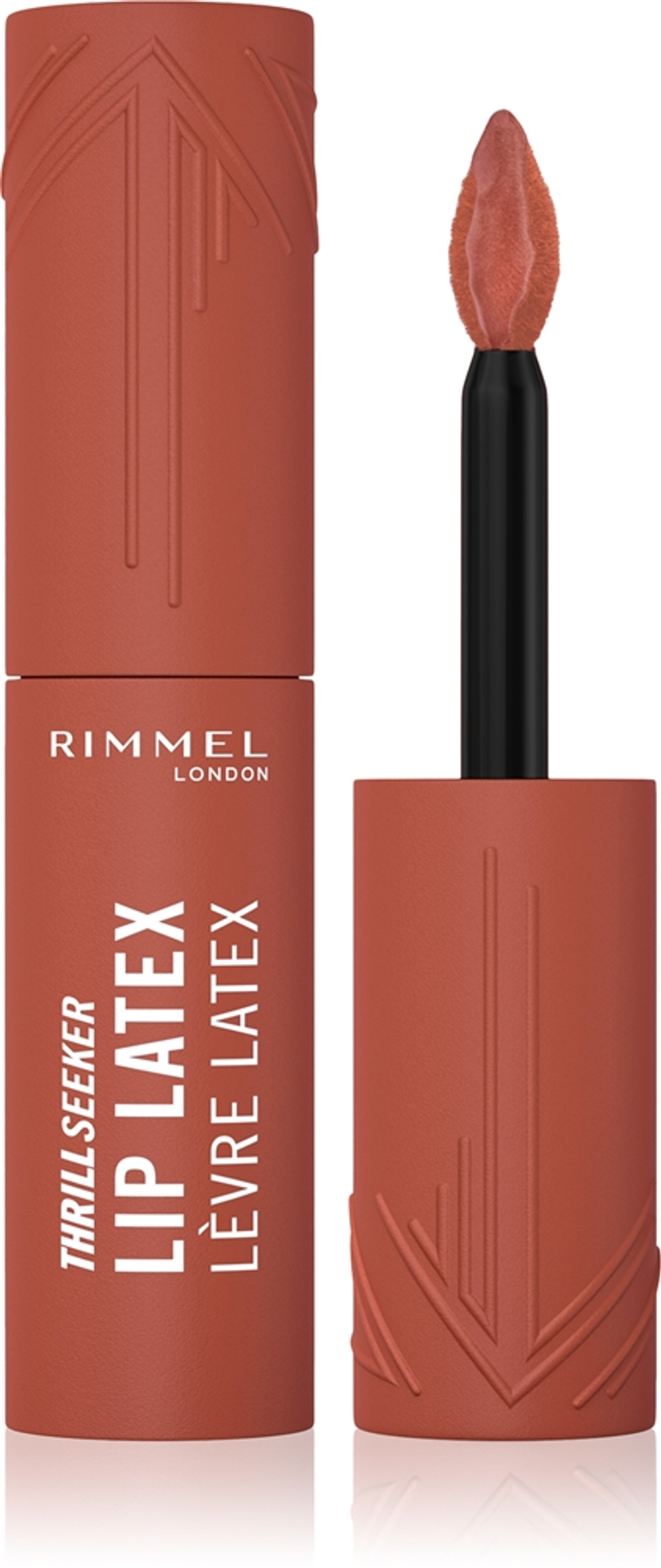 Rimmel Thrill Seeker Lip Latex - Помада в жидкой форме оттенок 250 Honey Bun, 6 ml