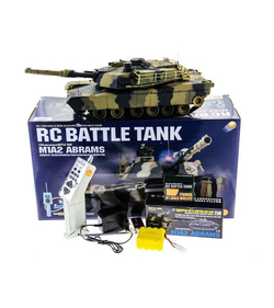 Р/У танк Heng Long 1/24 Battle M1A1 ABRAMS, стреляет шариками, RTR