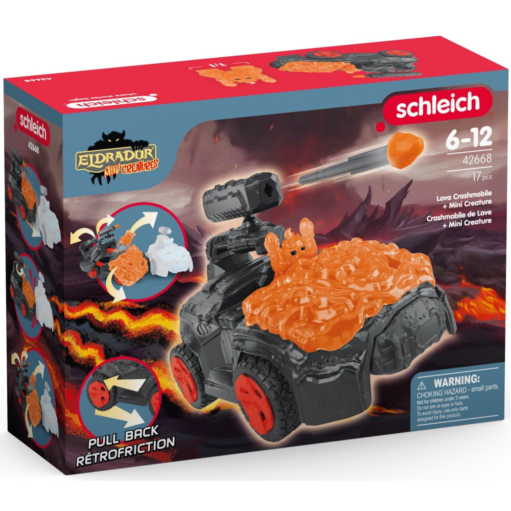 Schleich Eldrador Creatures - Транспортное средство CrashMobile с Лавой + Министворек 42668