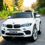 Детский электромобиль "BMW X6M" JJ2199 12V,белый