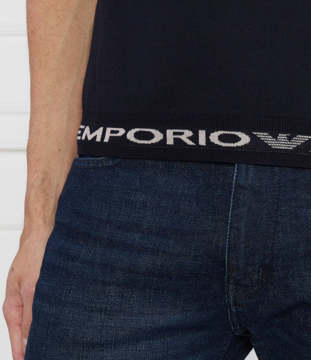 Футболка Emporio Armani - темно-синий(6R1TEB 1JFIZ)
