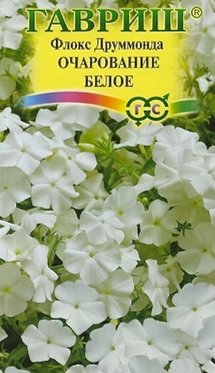 Флокс друммонда Очарование белое 0,05гр Гавриш