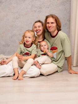 Футболка, Фисташка - Малина