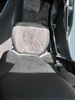 Чехлы Люкс КамАз 5490 K4 с 2014 года (экокожа, черный, серая вставка)